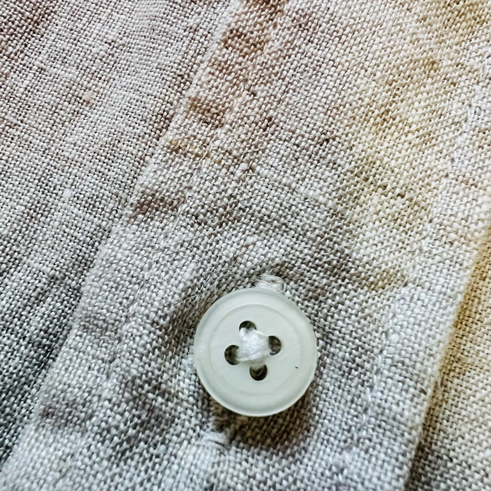 SPOKE-London Button Down Linen Shirt - Picture 4 of 8